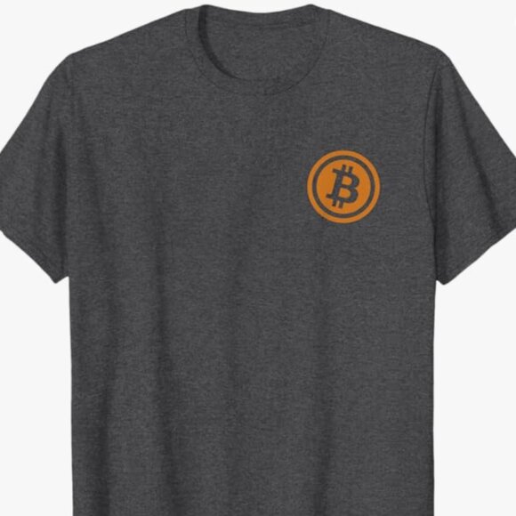 Bitcoin Logo Emblem Cryptocurrency Blockchains Bitcoin T-Shirt - Small - Picture 1 of 8
